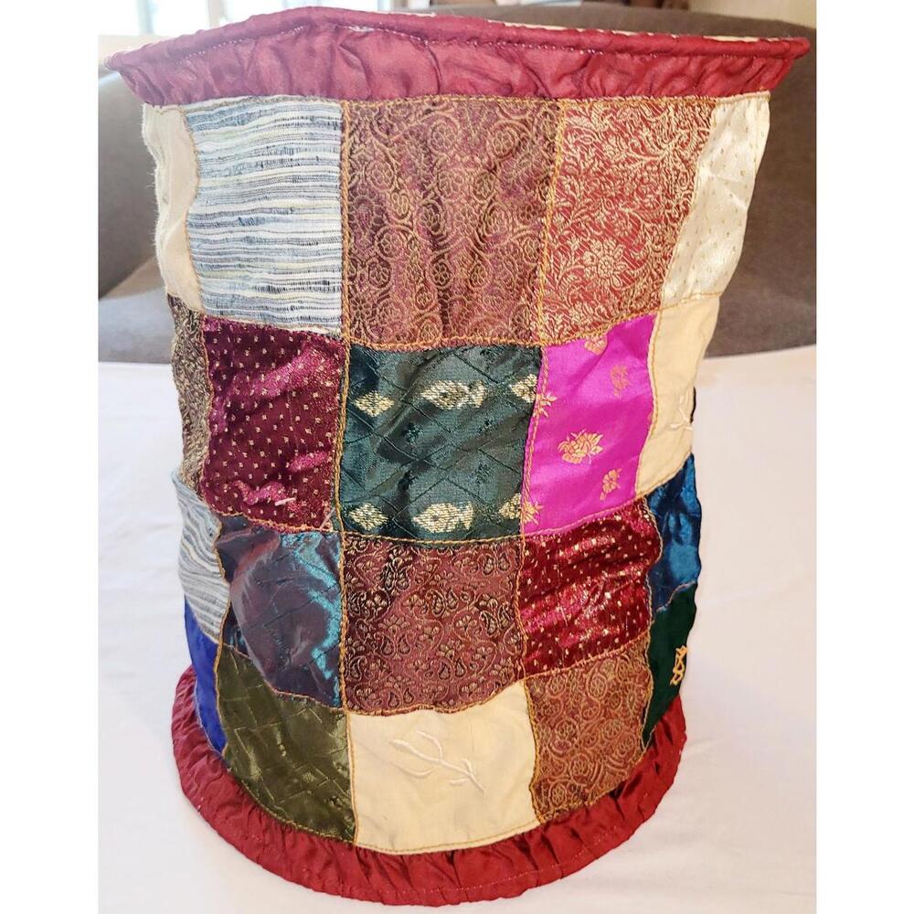 Bohemian Patchwork fabric lampshade